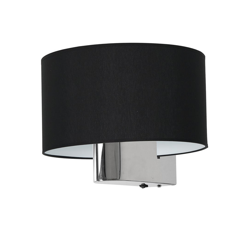 Casino Armed Sconce, Black