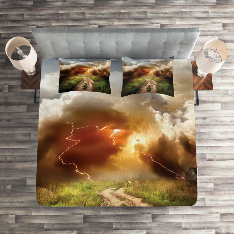 Farmhouse / Country Polyester Coverlet