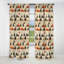 Motifs de poterie Boho - Rideau abstrait Boho - Rideau occultant abstrait - 1 panneau-107546518