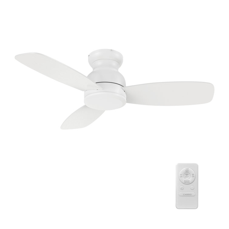 44" Deshonte 3 - Blade DC Motor Ceiling Fan with Remote Control