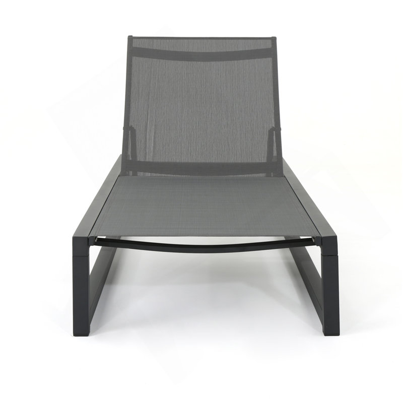 VENICE CHAISE LOUNGE, Black, Gray