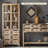 Retro Solid Wood China Cabinet