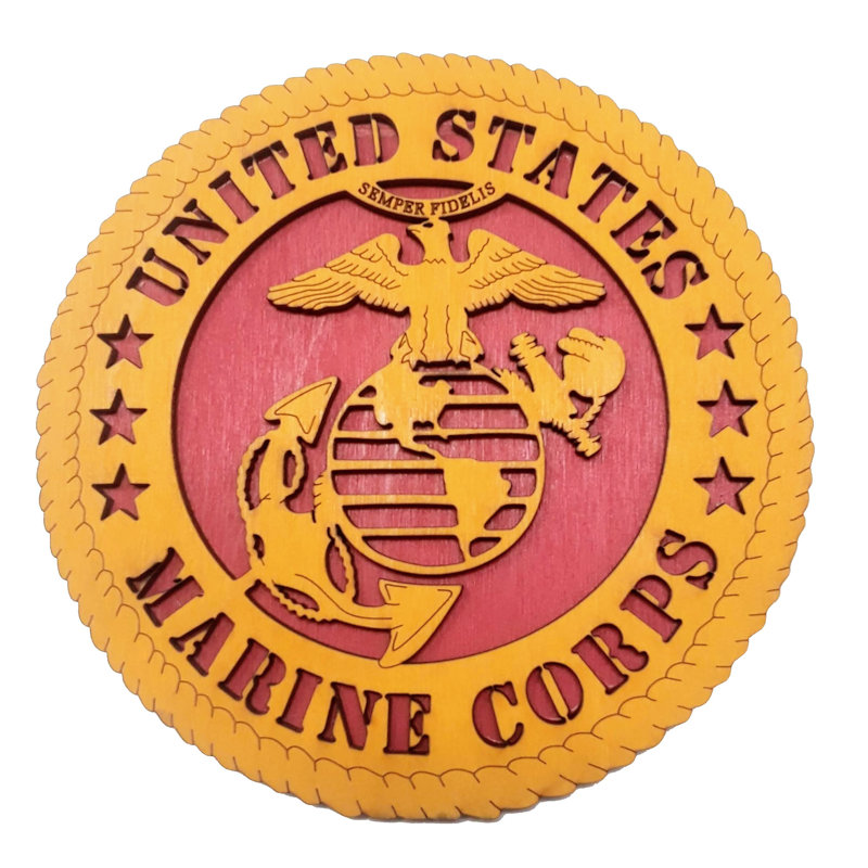 Plaque de bureau EGA des États-Unis Marine Corps, Marine Corps EGA