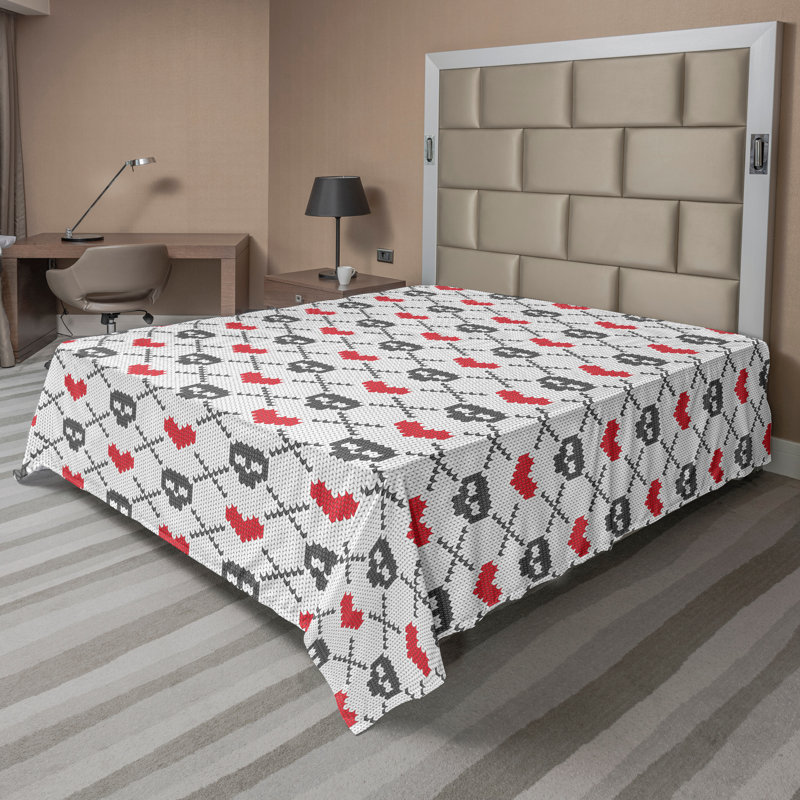 Drap-housse à motif géométrique Ambesonne, Double