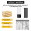 Meuble-lavabo mural avec lavabo en céramique et armoire latérale, portes à fermeture en douceur, armoire combinée 00212WHK-06328BCT (KD-Packing)-115922427