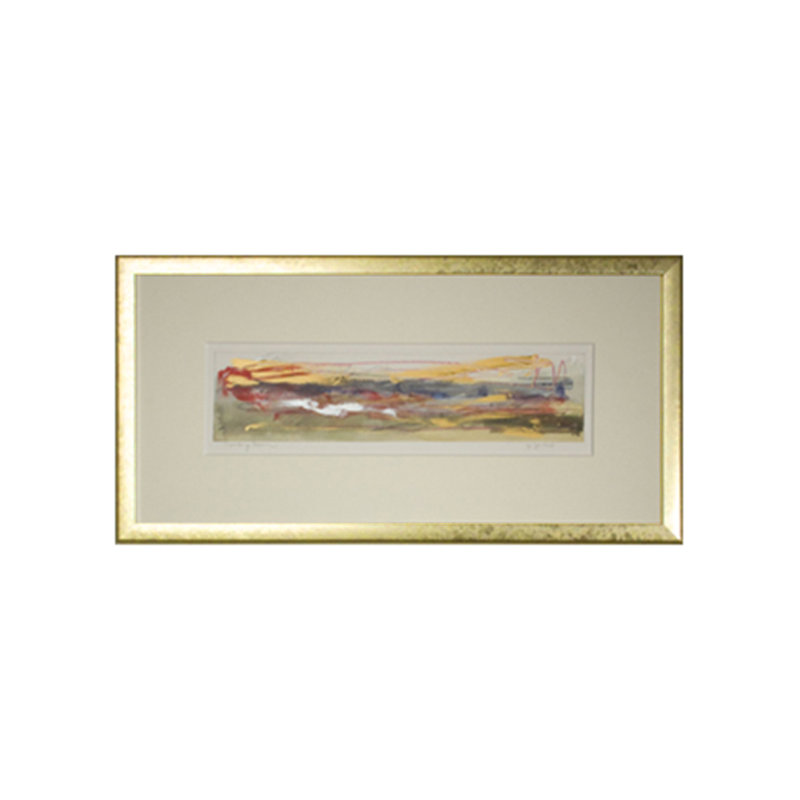 Cooling Down I Print by J.Johns, Gold Framed