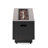 50,000 Dark Grey Fireplace, Rectangular Iron, Fashionable Outdoor Element, No Assembly 40" Fire Pit, , Grey, Gorgeous Accessory,