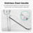 44"-48"W*72" H Semi-Frameless Double Sliding Shower Door, Shower Door, 1/4" (6Mm) Thick SGCC Tempered Glass Door-118574612