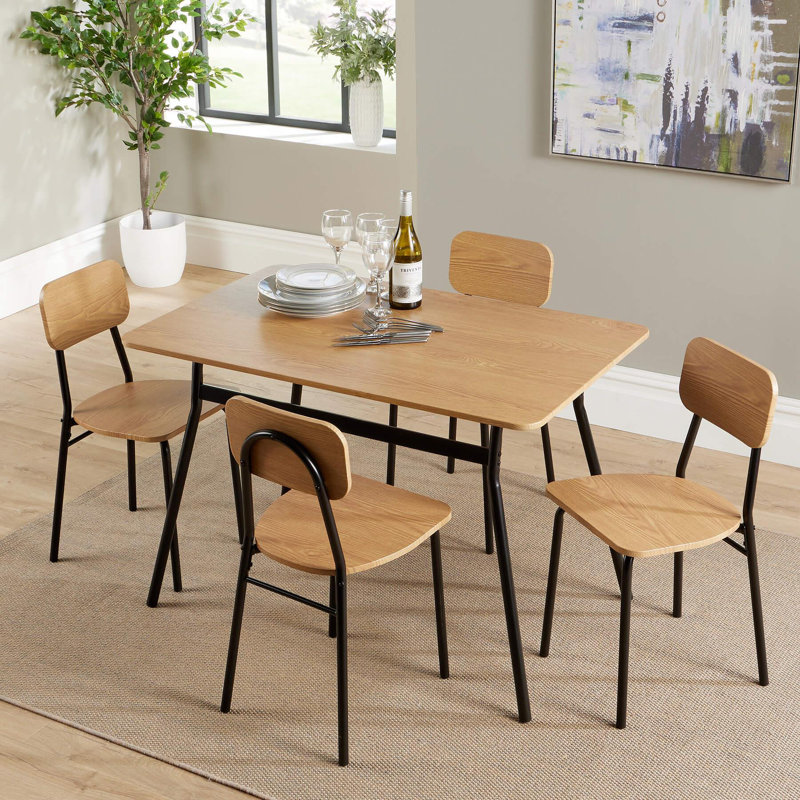 Adekunle 4 - Person Dining Set