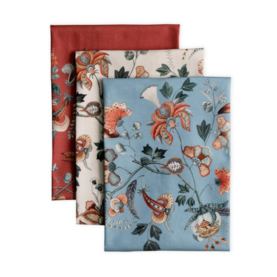 Maison d'Hermine Dalida 100% Cotton Kitchen Towel Set 3 - 20" x 27.5"