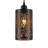 Industrial Black & Gold Pendant Light Fixture