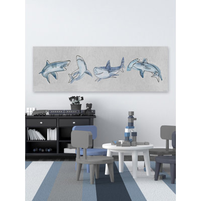 Marasco Be a Shark, reproduction sur toile tendue