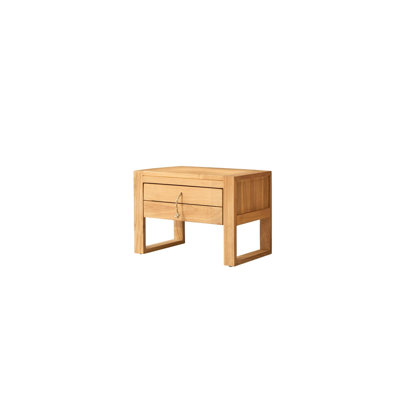 Minimalys 1 - Drawer Solid Wood Nightstand