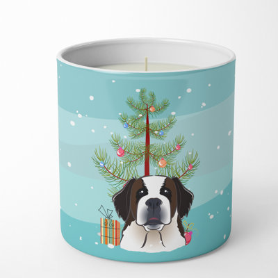 Arbre de Noël et bougie décorative 10 oz