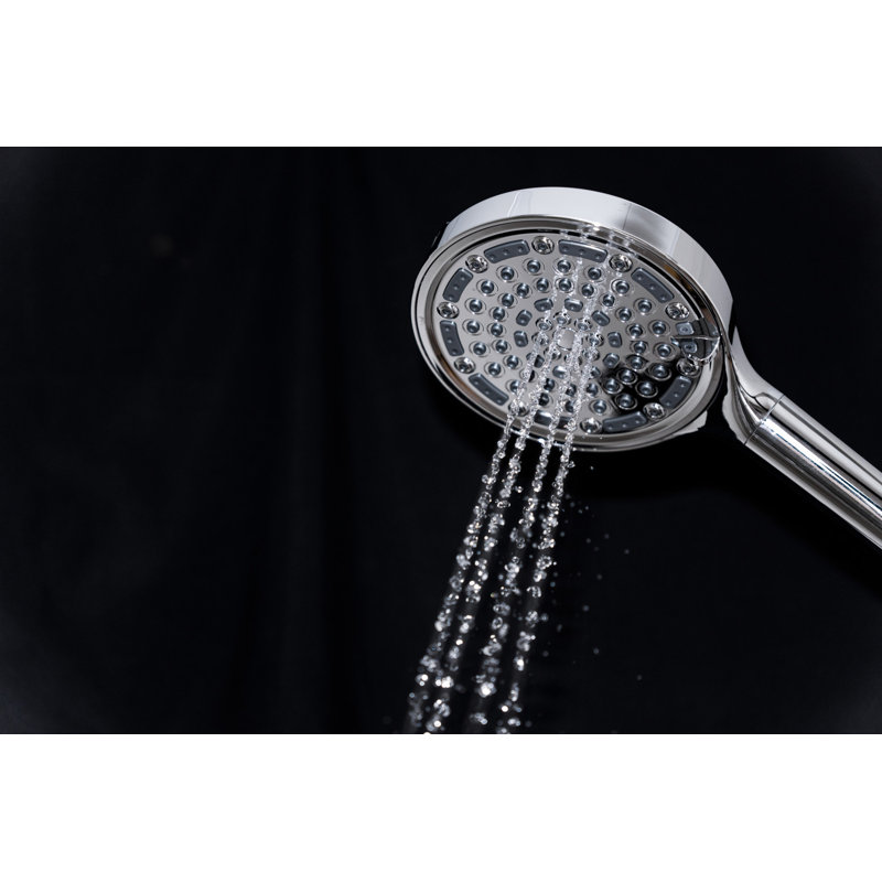 Douche à main 6 fonctions Kingston, Polished Chrome