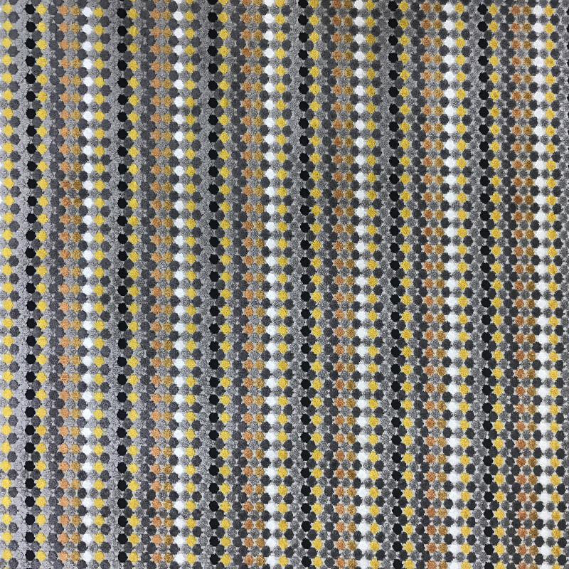 Striped Chenille Fabric, Honey