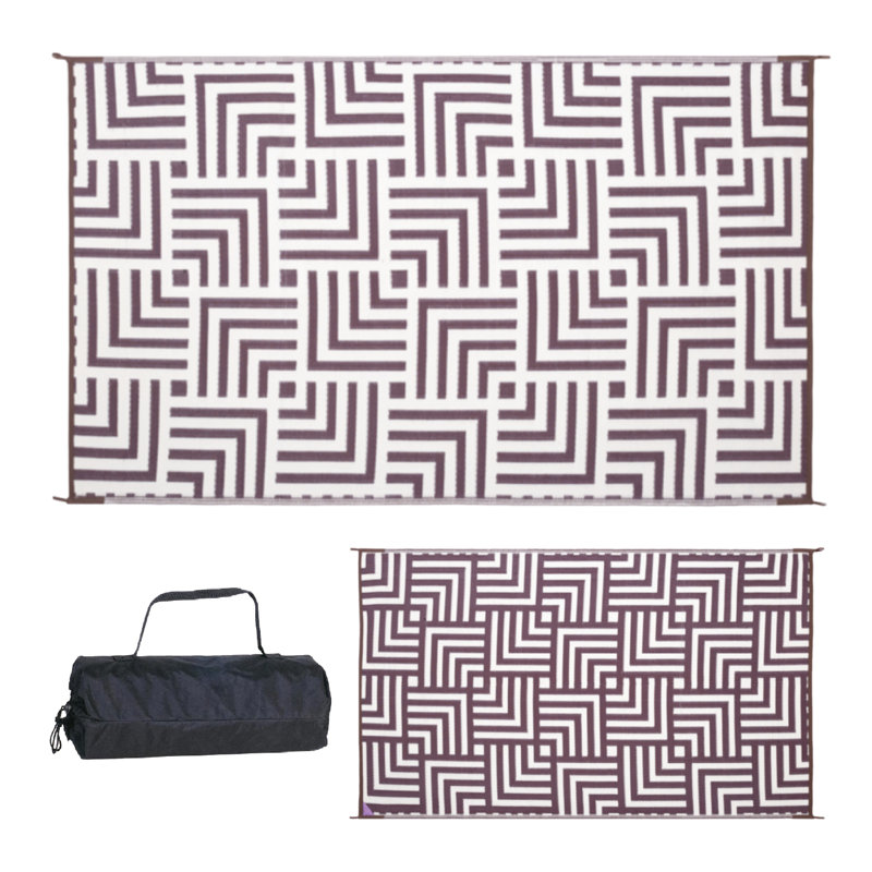 Tapis de porte d'extérieur Panama, Marron, l 60 po x L 96 po