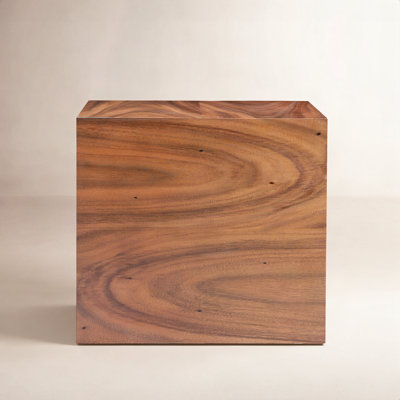 Brasea Solid Wood End Table