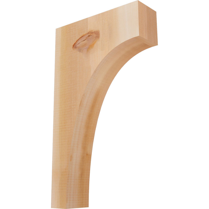 Huntington Corbel, H 20 po x l 3,5 po x P 12 po, Lisse, Cèdre rouge