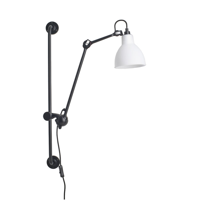 Lampe avec bras pivotant 1 lumière Lampe Gras, Polycarbonate