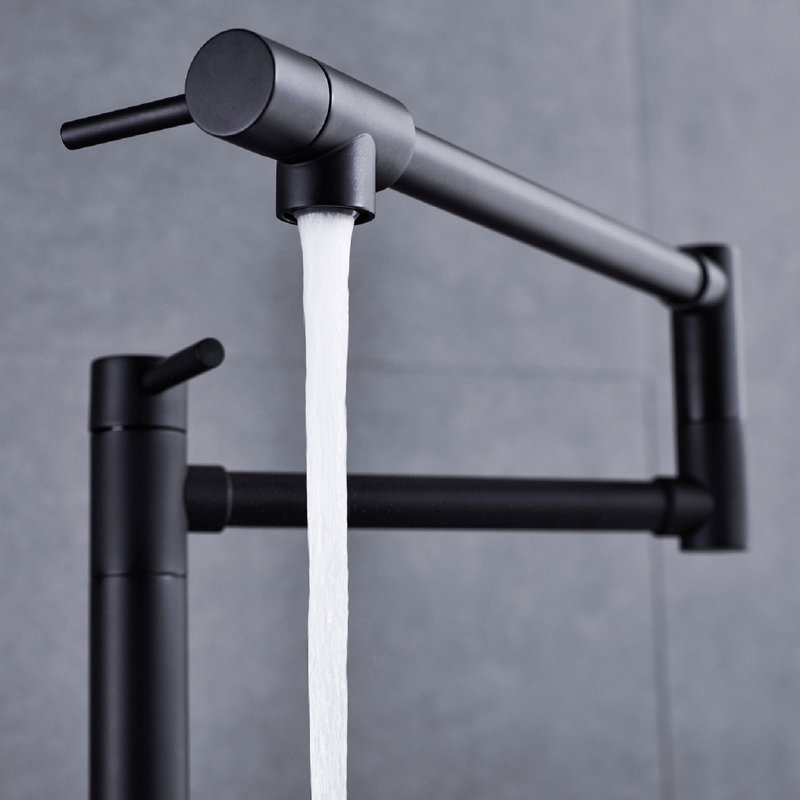Robinet remplisseur de pot avec tige d'extension, Matte Black