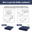 Coussin de chaise de patio avec poignée et attaches pour canapé de jardin, 19 po x 19 po x 3 po-1017934628-1015537573