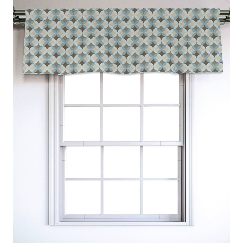 Sateen Ruffled Window Valance