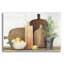 Art mural en verre épique «Rustic Kitchen Brown» par Julia Purinton-106418629