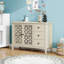 Armoires | Armoire de rangement à 2 tiroirs et 3 tiroirs, conception stable anti-basculement pour chambre à coucher, salon, bureau | Traditionnel | Panneau de particules