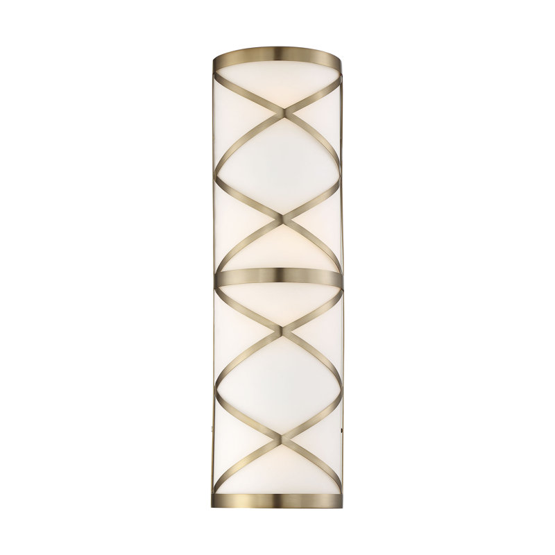 Curci 4 - Light Dimmable Bath Sconce, Burnished Brass