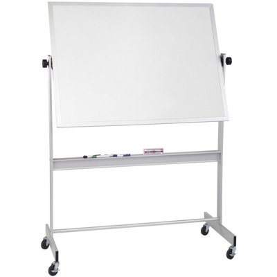 Deluxe Reversible CommClad Melamine Freestanding Whiteboard