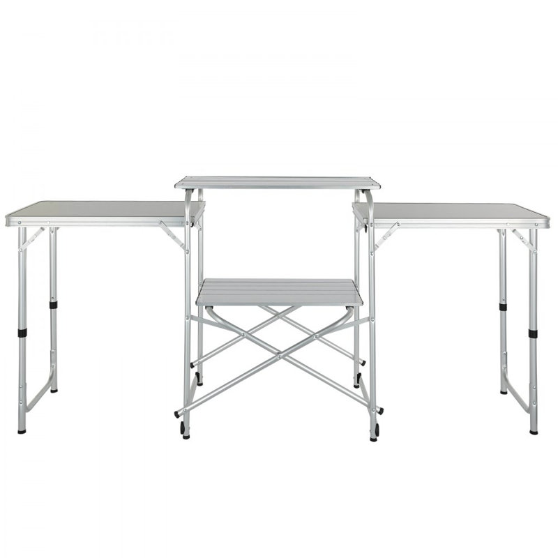 Table de cuisine de camping, table de cuisson extérieure pliante avec sac de rangement