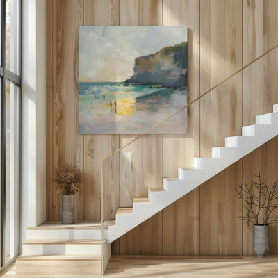 Seascape Sonata v2, Large Canvas Print