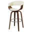 Ecru Swivel Bar Stool