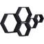 Ensemble de 5 tablettes flottantes Hexagon-114400764
