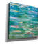  «Homage To Monet» par Meredith Howse, art mural sur toile, 18 po x 18 po
