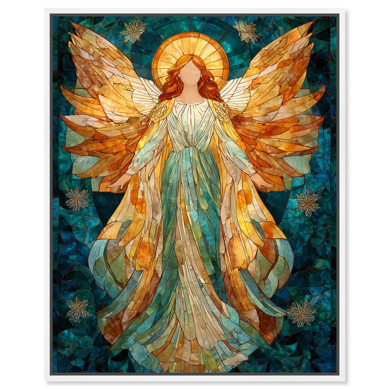 «Aztec Queen», reproduction d'art sur toile par Art Remedy, cadre blanc, 36 x 45, H 46 po x l 37 po, Cadre blanc