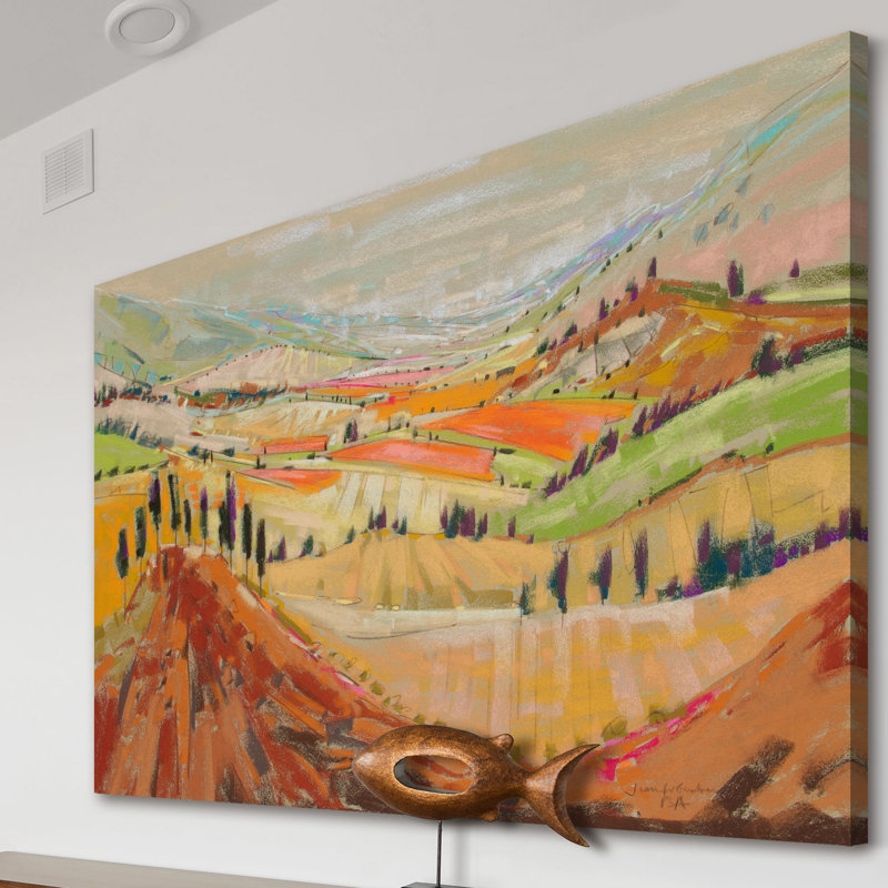 « tuscany xi », reproduction d’art sur toile tendue, H 24 po x l 36 po x P 1,5 po