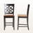 Solace Four Leg Counter Stool Set in Brown/Dark Brown, 42.24'' H X 18.49'' W X 19.54'' D