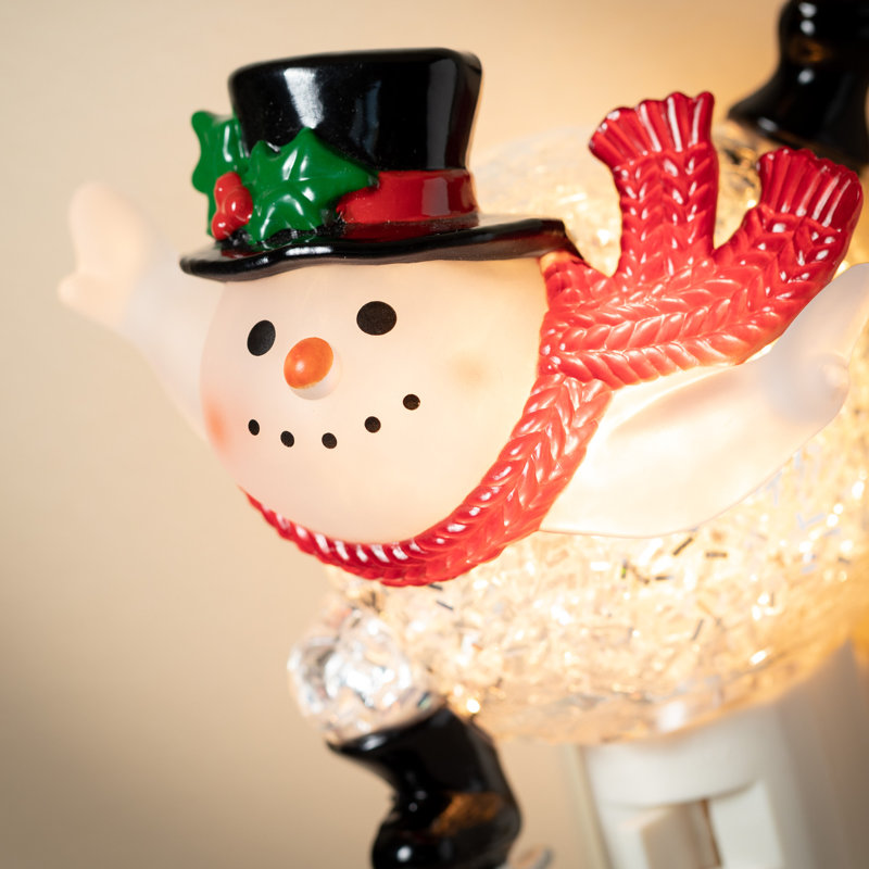 Skating Snowman Nightlight