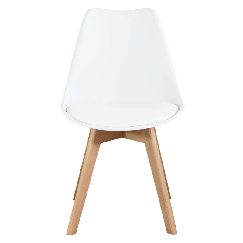 Beavercreek 45cm H Solid Wood Side Chair, White