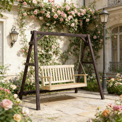 Cadre de balançoire arrière, support de chaise suspendue en A, support de chaise suspendu robuste (seulement support de chaise suspendu)