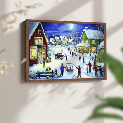 Art de Noël - Dxxx - reproduction encadrée
