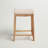 Bartonville Counter & Bar Solid Wood Backless Stool with Upholstered Seat-18674106-14840104
