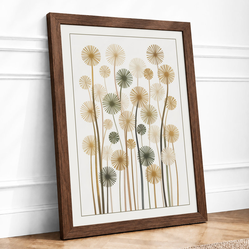 Dandelion Dreams Botanical - Print, Walnut, A1 - 84.1 x 59.4 cm