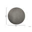 Round Godinne Solid Colour Viscose Hand Woven 140cm X 140cm Area Rug