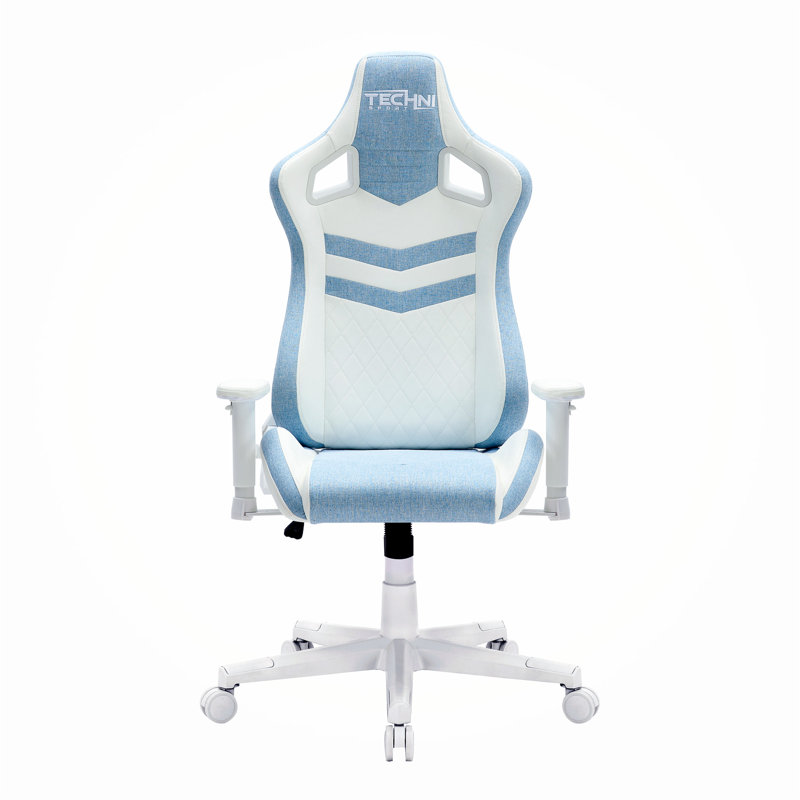 Fauteuil de jeu inclinable, ergonomique et pivotant Techni Sport, Bleu