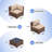 Dinyu Wicker 10 - Person Modular Patio Conversation Set with Cushions-1330764720