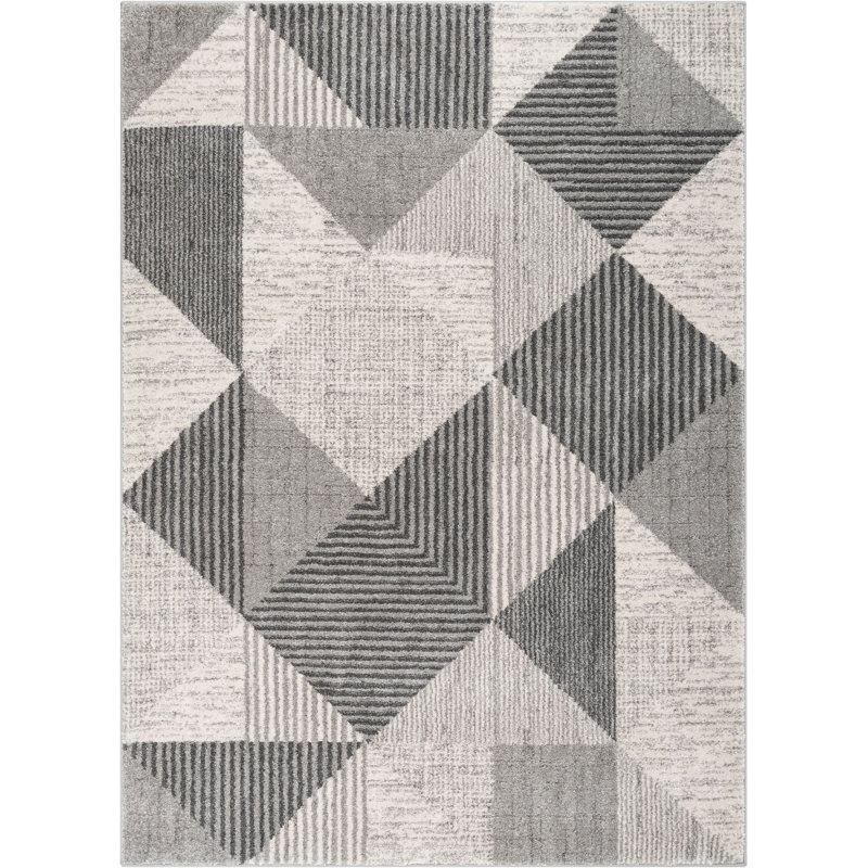 Lisbon Geometric Area Rug, Rectangle 120 x 160 cm