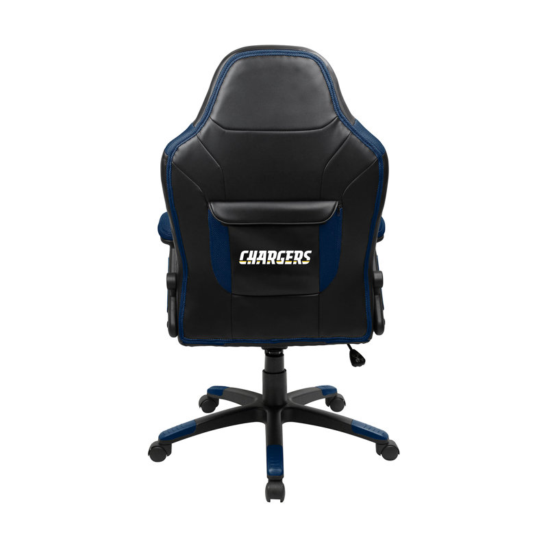 NFL Oversized Gaming Chair, Black/Blue and La Chargersand